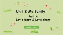 小学英语人教版 (PEP)三年级下册Unit 2 My family Part A图文课件ppt