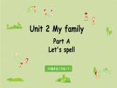 人教版三年级英语下册 Unit2 Part A 第3课时Let's spell 课件