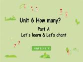 人教版三年级英语下册 Unit6 Part A 第2课时Let's learn & Let's chant 课件
