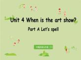 人教版五年级英语下册 Unit4 Part A 第3课时 Let's spell 课件