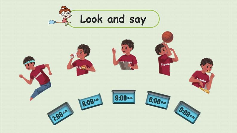 人教五（下） Unit6 Part A 第2课时 Let 's learn & Look and say第3页