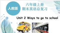 人教六上Unit2 Ways to go to school 复习ppt课件