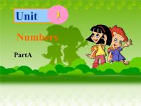 小学英语闽教版三年级上册Unit 3 Numbers Part A教案配套课件ppt