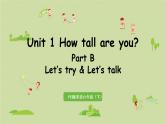 人教版（PEP）六年级英语下册 Unit1 Part B 第3课时Let's try&Let's talk 课件