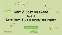 小学Unit 2 Last weekend Part A多媒体教学课件ppt