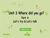 人教版（PEP）六年级英语下册 Unit 3 Part A 第1课时Let's try & Let's talk 课件