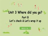 人教版（PEP）六年级英语下册 Unit 3 Part B 第6课时Let's check & Let's wrap it up 课件