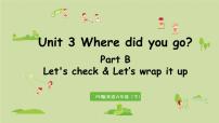 英语六年级下册Unit 3 Where did you go? Part B背景图ppt课件