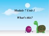 外研版（三起）英语三年级上册Module 7 Unit 1 What's this？ 课件