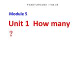 外研版（三起）英语三年级上册Module 5 Unit 1 How many ？ 课件