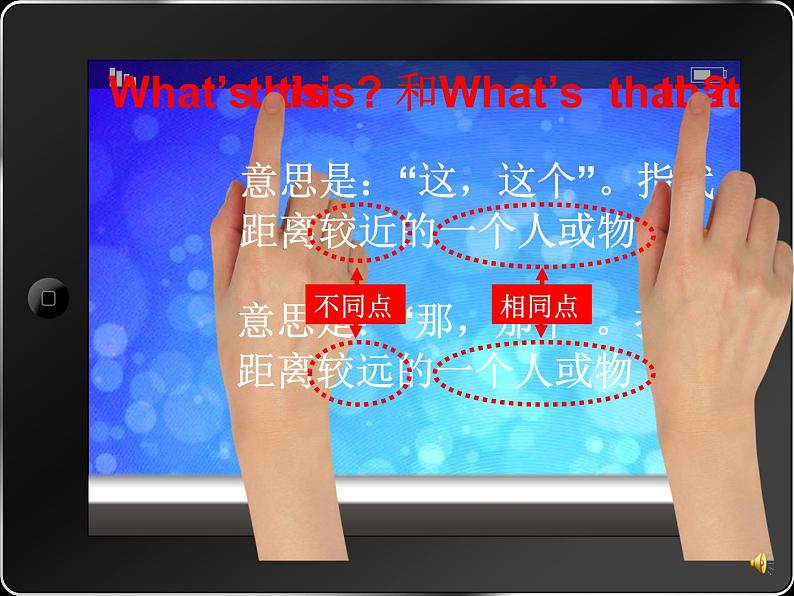 外研版（三起）英语三年级上册Module 7 Unit 1 What's this 和What's  that 讲解（微课） 课件02