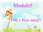 外研版（三起）英语三年级上册Module 5 Unit 1 《How many》 (2) 课件
