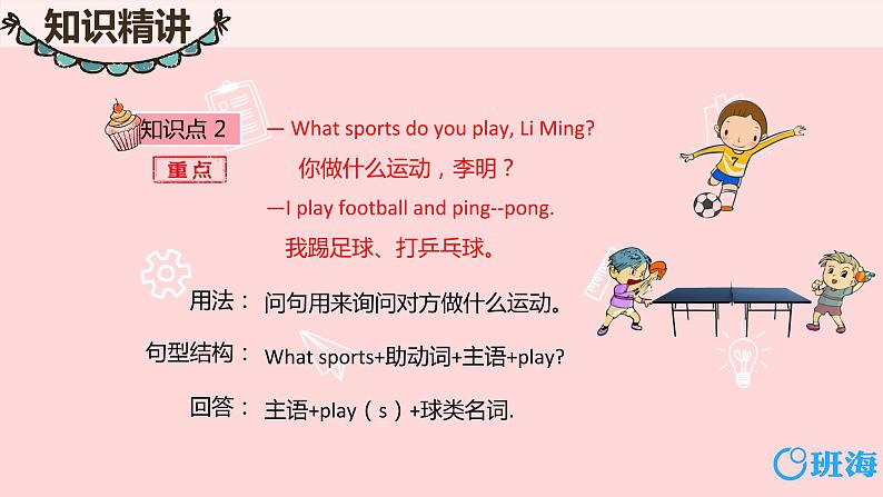 冀教版（新）六下-Unit 1 Lesson 1 Ping-pong and Basketball【优质课件】07