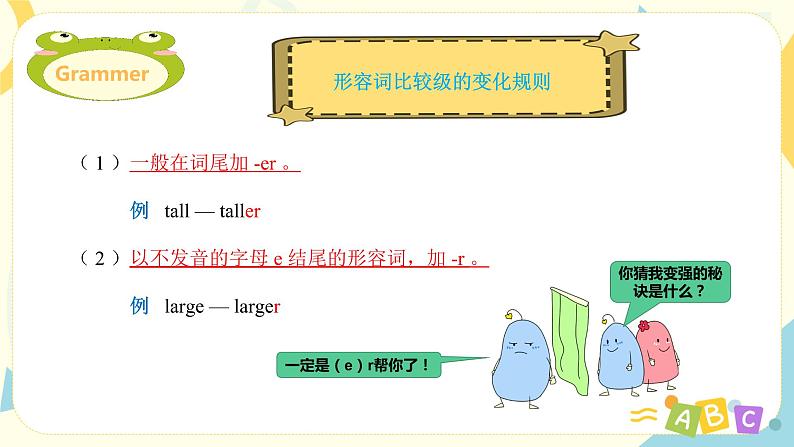 人教版六年级下册第一单元第二课时PartA Let's learn  课件+教案+同步练习02