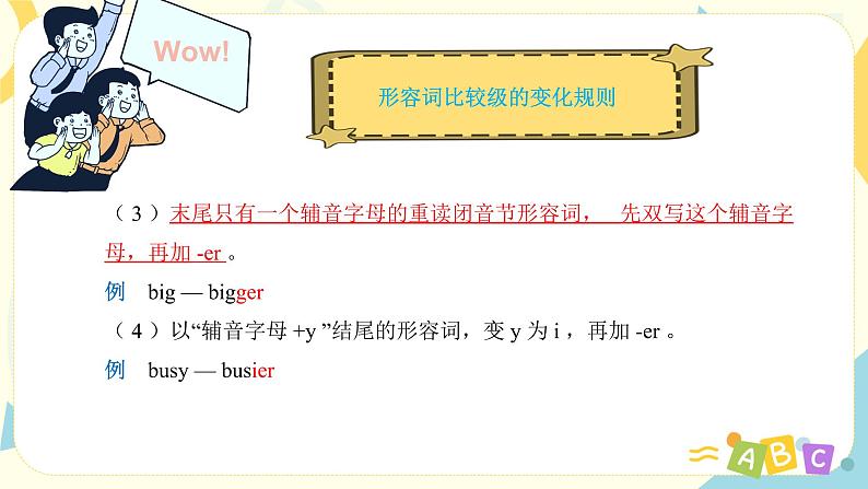 人教版六年级下册第一单元第二课时PartA Let's learn  课件+教案+同步练习03