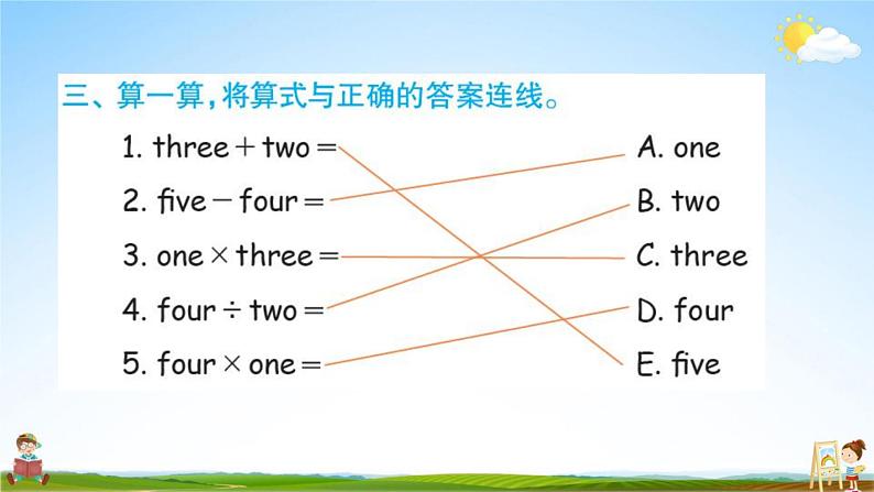 人教PEP版三年级英语上册《Unit 6  Part A》作业课件PPT优秀教学课件05