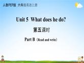 人教PEP版六年級(jí)英語上冊(cè)《Unit 5 第五課時(shí)》教學(xué)課件PPT小學(xué)優(yōu)秀公開課