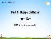 人教PEP版三年级英语上册《Unit 6 第三课时》教学课件PPT小学优秀公开课