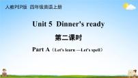 小学人教版 (PEP)Unit 5 Dinner is ready Part A教学课件ppt