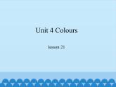 冀教版（一起）英语一年级上册 Unit 4 Colours-lesson 21_课件1