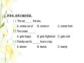 六年級英語上冊 Module 7聽力訓(xùn)練習題課件 外研版（三起）