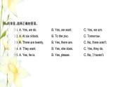 六年級英語上冊 Module 9聽力訓(xùn)練習(xí)題課件 外研版（三起）