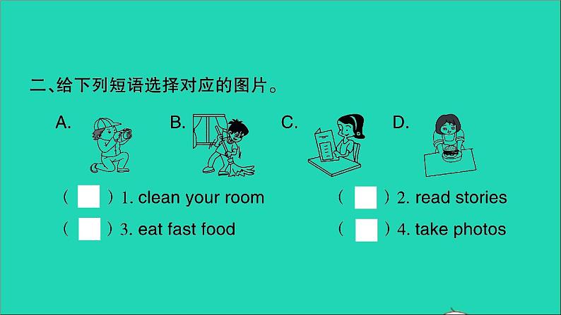 外研版六年级英语上册Module8Unit1Doyouoftenplaywithdolls习题课件03