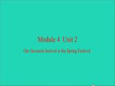 外研版六年级英语上册Module4Unit2OurfavouritefestivalistheSpringFestival习题课件