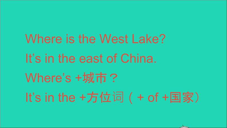 外研版六年级英语上册Module1Unit2It 'sinthewest教学课件2第5页