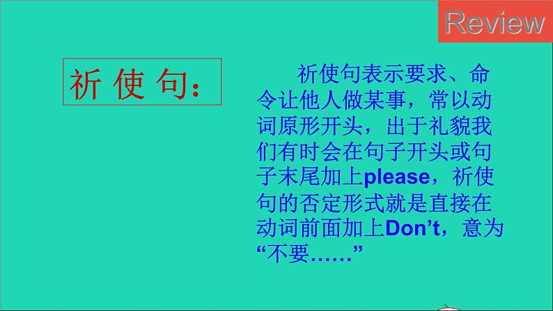 外研版六年级英语上册Module10Unit2Gostraighton教学课件第3页