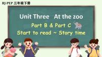 小学英语人教版 (PEP)三年级下册Unit 3 At the zoo Part B课文配套课件ppt