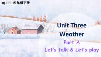 人教版 (PEP)四年级下册Unit 3 Weather Part A图文ppt课件