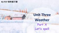 小学英语人教版 (PEP)四年级下册Unit 3 Weather Part A集体备课ppt课件