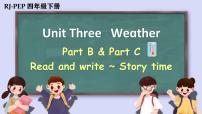 小学英语人教版 (PEP)四年级下册Unit 3 Weather Part B授课ppt课件