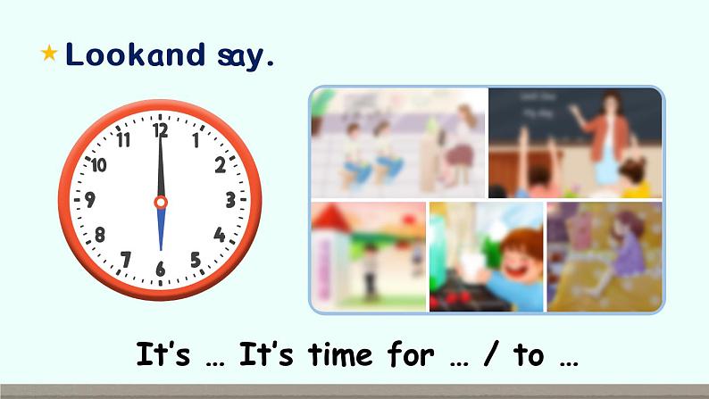 人教版PEP四年级英语下册 Recycle 1 第2课时 课件05