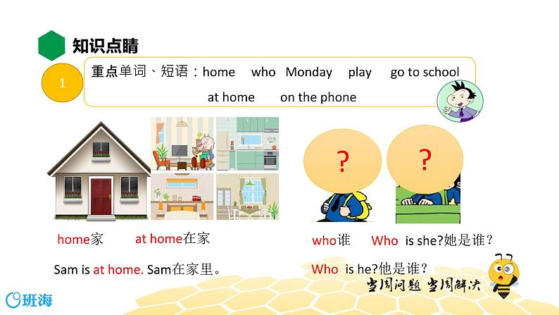 英语三年级【知识精讲】Module 5 Unit 1 She goes to school on Mondays!课件PPT07