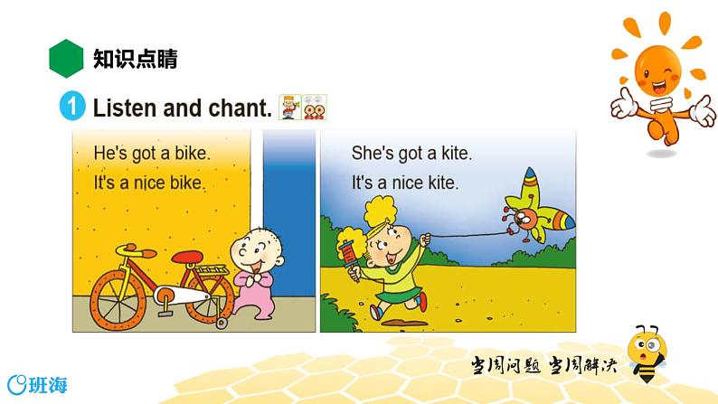 英语三年级【知识精讲】Module 9 Unit 2 Has Amy got a bike_课件PPT02