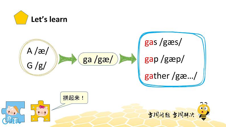 英语三年级【自然拼读】第三节：GHIJKL的基础发音课件PPT第4页