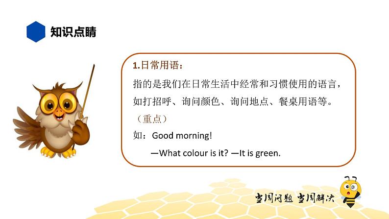 英语四年级【知识精讲】15.情景交际(1)日常用语、谚语课件PPT02