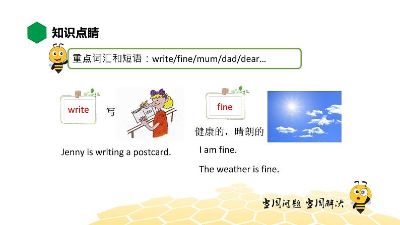 英语五年级【知识精讲】 Lesson 14 Jenny Writes a Postcard课件PPT05