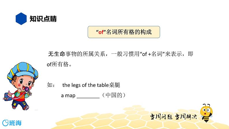 英语六年级【知识精讲】4.名词(6)名词所有格课件PPT05