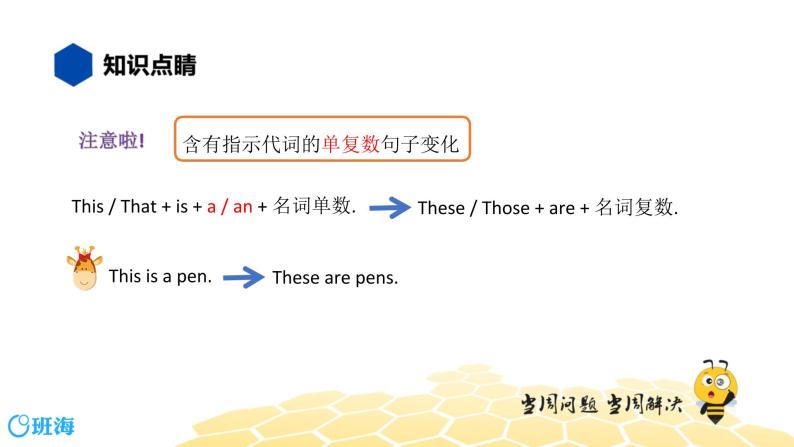 英语六年级【知识精讲】10.代词(4)指示代词课件PPT-教习网|课件下载