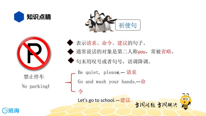 英语六年级【知识精讲】17.句型(9)祈使句课件PPT-教习网|课件下载