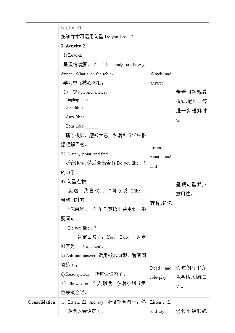 外研版（三起）三年级下册英语-Module 4 Unit 1 Do you like meat  课件+教案+练习+素材02