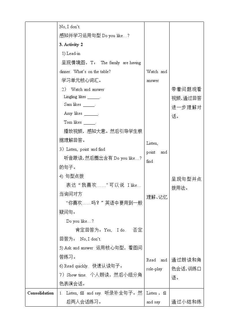 外研版（三起）三年级下册英语-Module 4 Unit 1 Do you like meat  课件+教案+练习+素材02