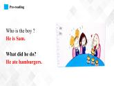 外研版（三起）五年级下册英语-Module 3 Unit 2 Sam ate four hamburgers  课件+教案+练习+素材