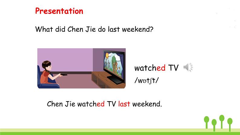 Unit 2 Part A 第二课时 Let 's learn—Do a survey and report第7页