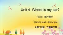 人教版 (PEP)三年级下册Unit 4 Where is my car? Part B课文配套课件ppt