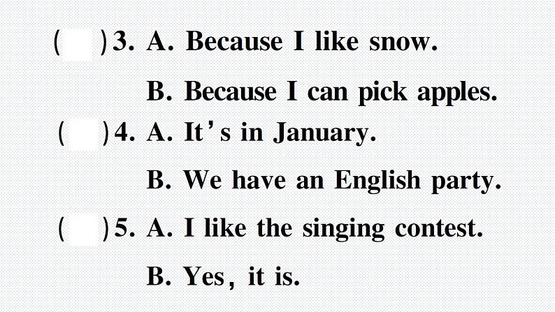 人教版PEP英语五年级下册-Units 1~3 综合复习+PPT讲解+听力材料+听力课件PPT07