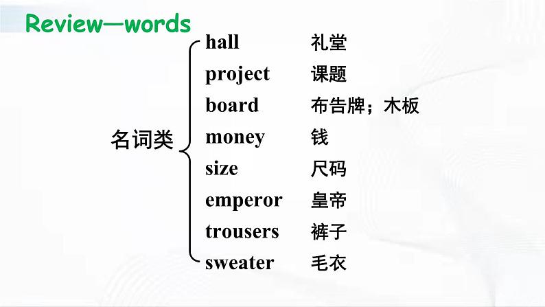 沪教版英语五年级下册 Revision 3 教学课件+音视频素材02